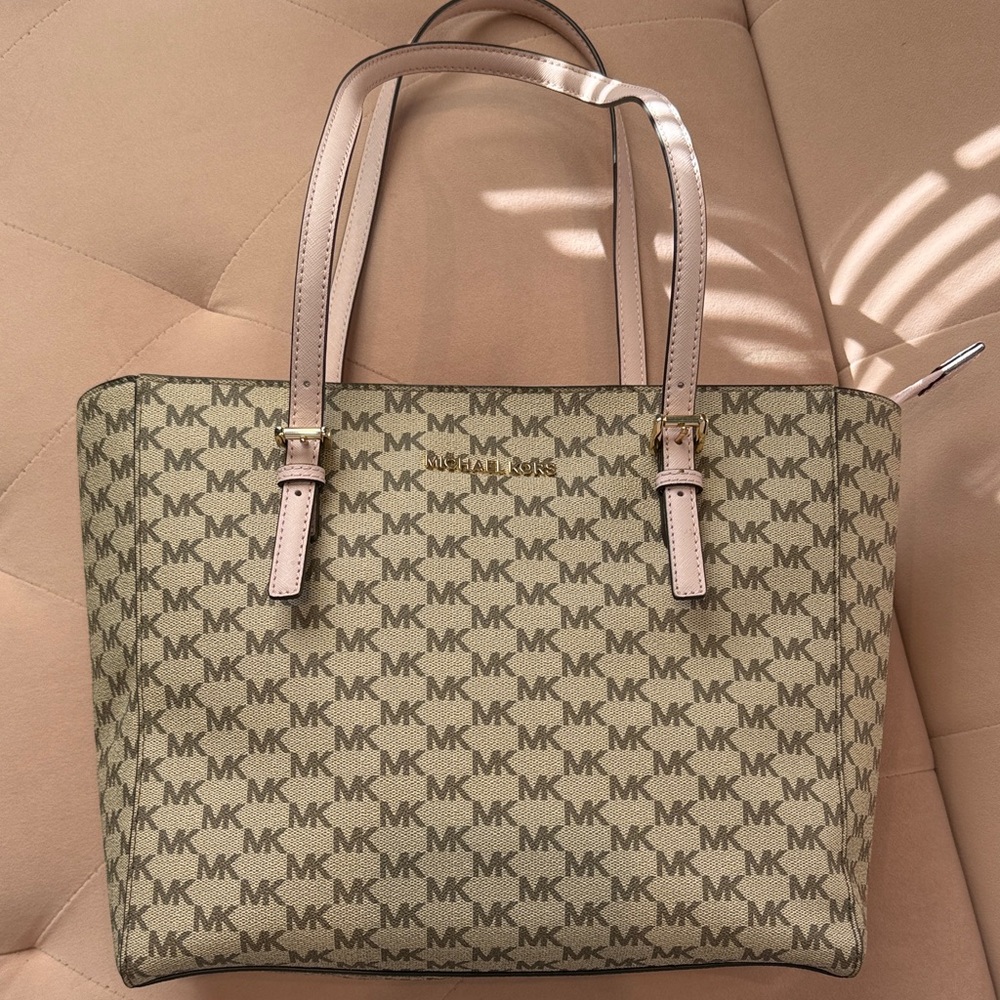 Michael Kors Tan MK Signature Tote